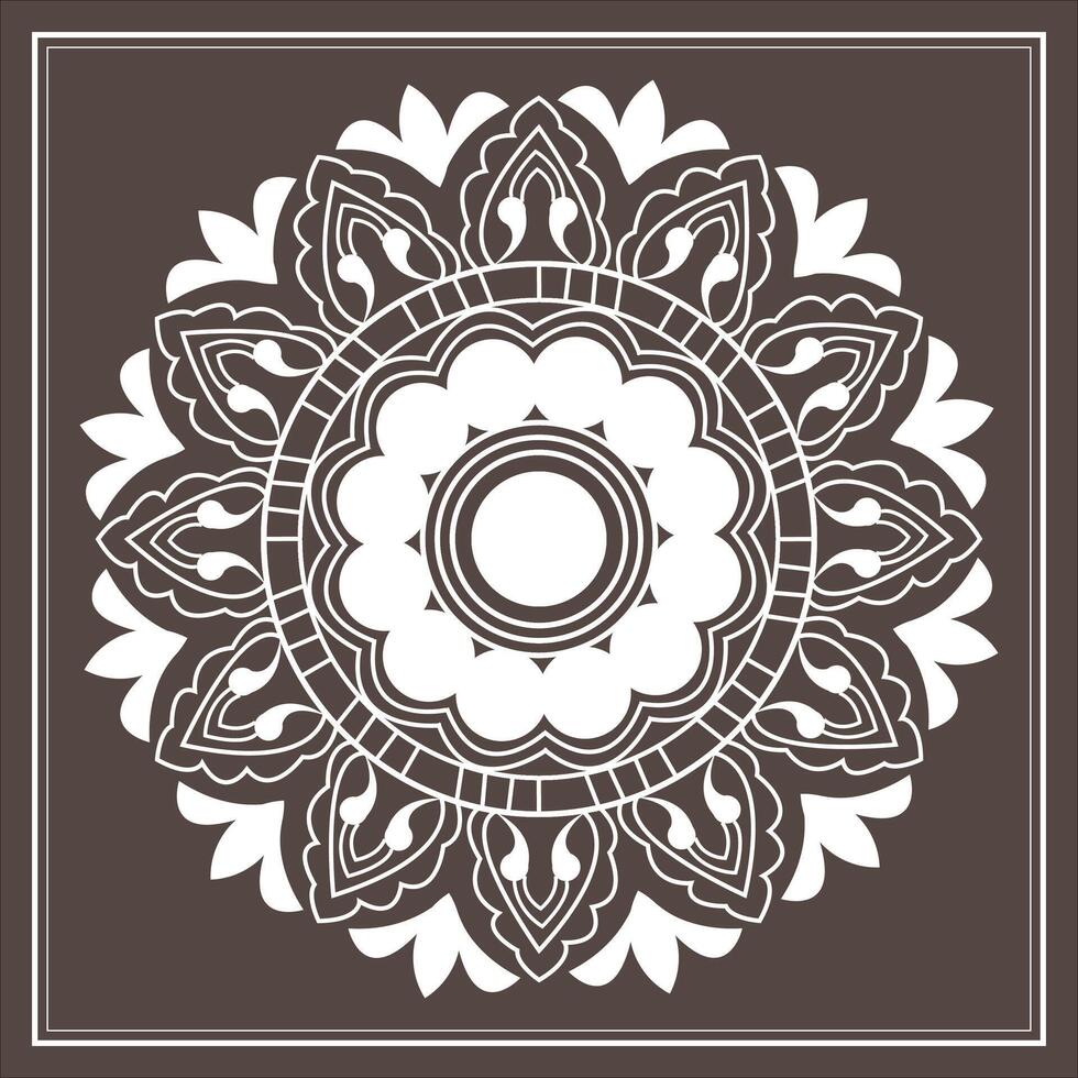 beautiful luxury mandala design vector