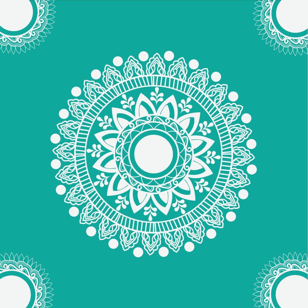 Beautiful golden mandala background with text space vector