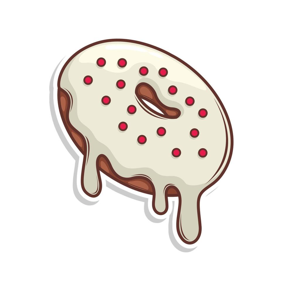 Delicious donut ilustration vector