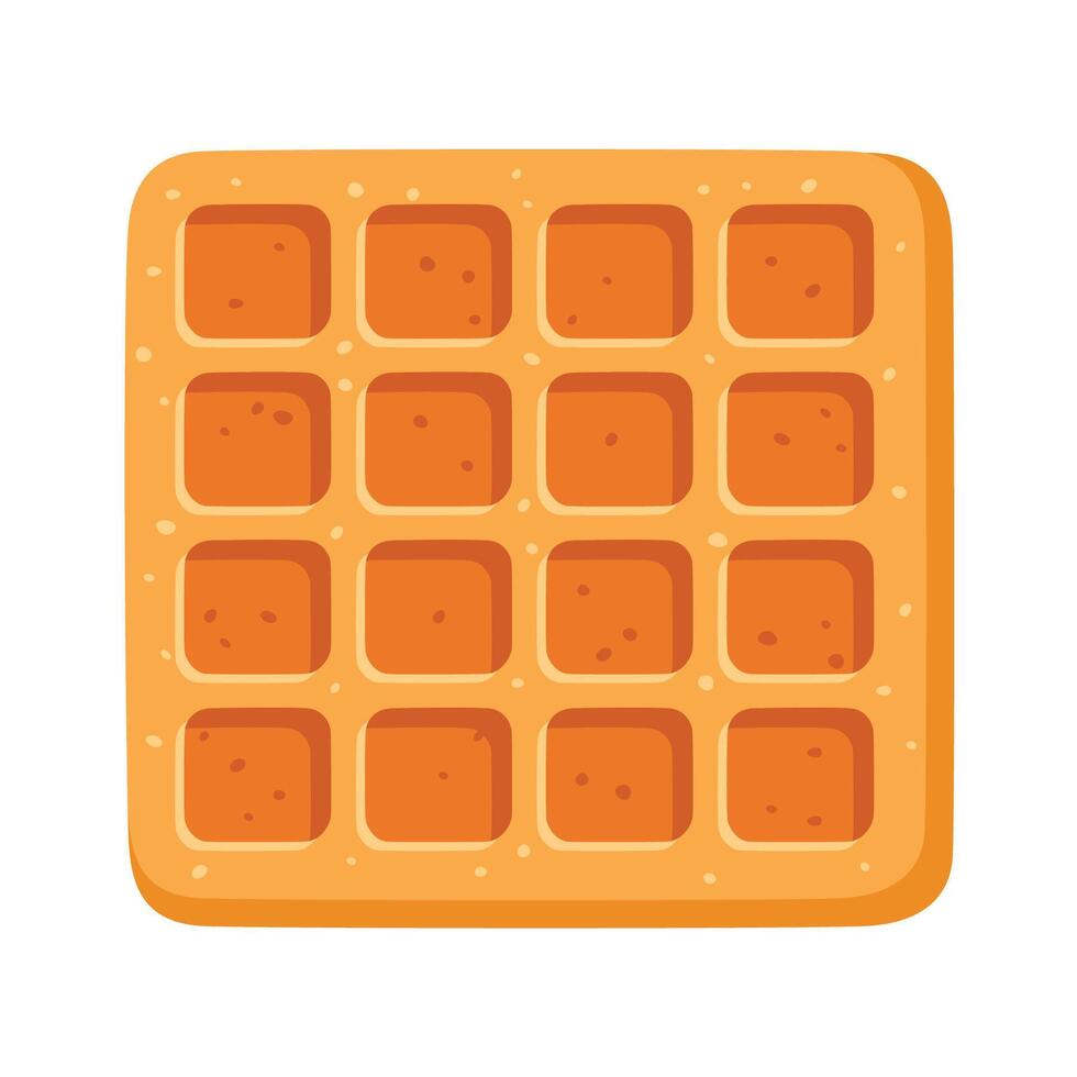 Drawing Of A Waffle vector