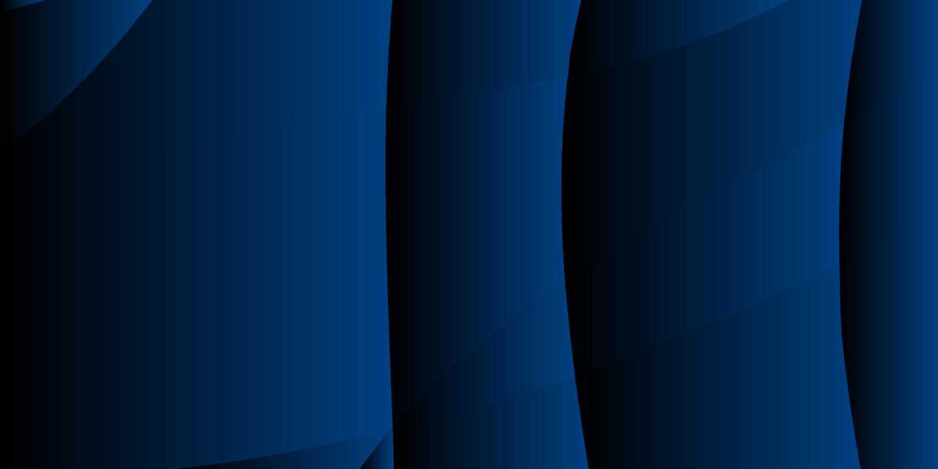 abstract gradient blue elegant dark background with wave vector