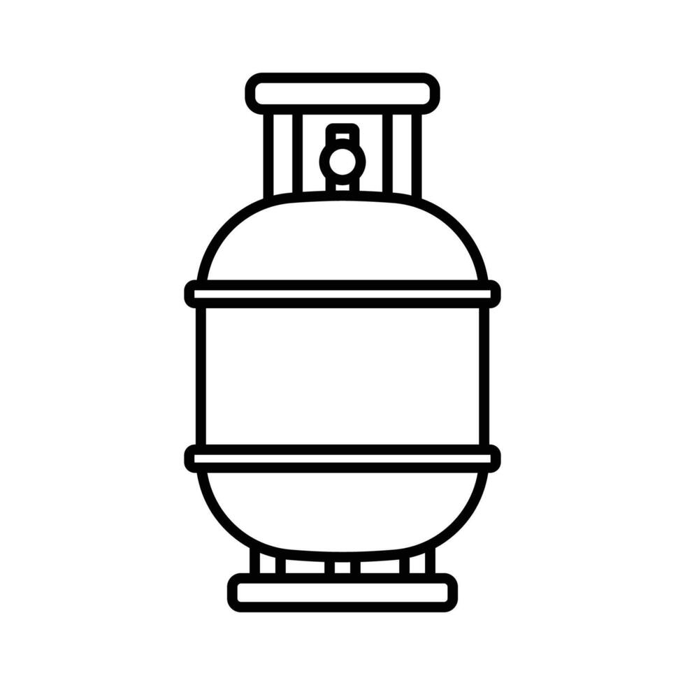 gas cylinder icon design template simple and clean vector