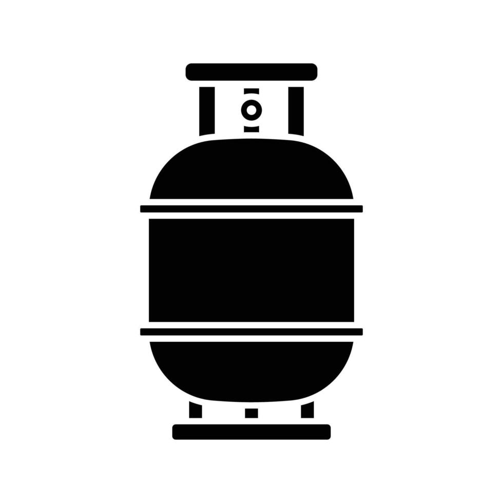 gas cylinder icon design template simple and clean vector