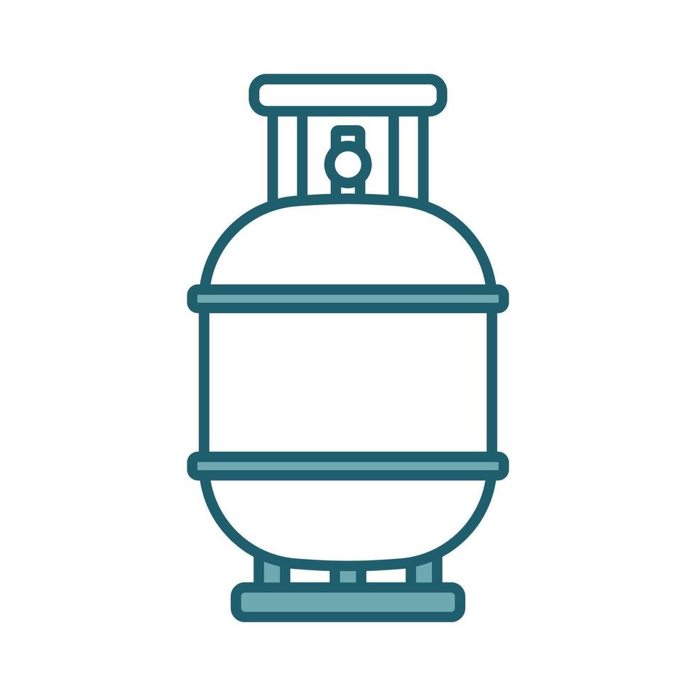 gas cylinder icon design template simple and clean vector