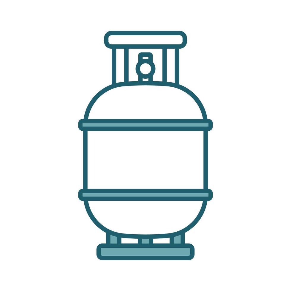 gas cylinder icon design template simple and clean vector