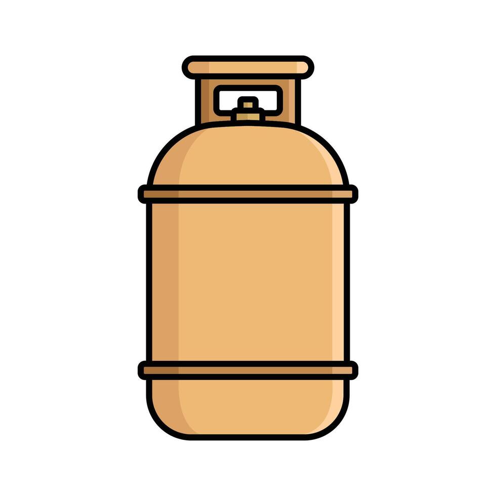 gas cylinder icon design template simple and clean vector