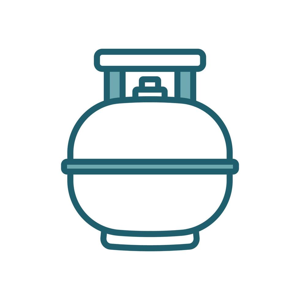 gas cylinder icon design template simple and clean vector