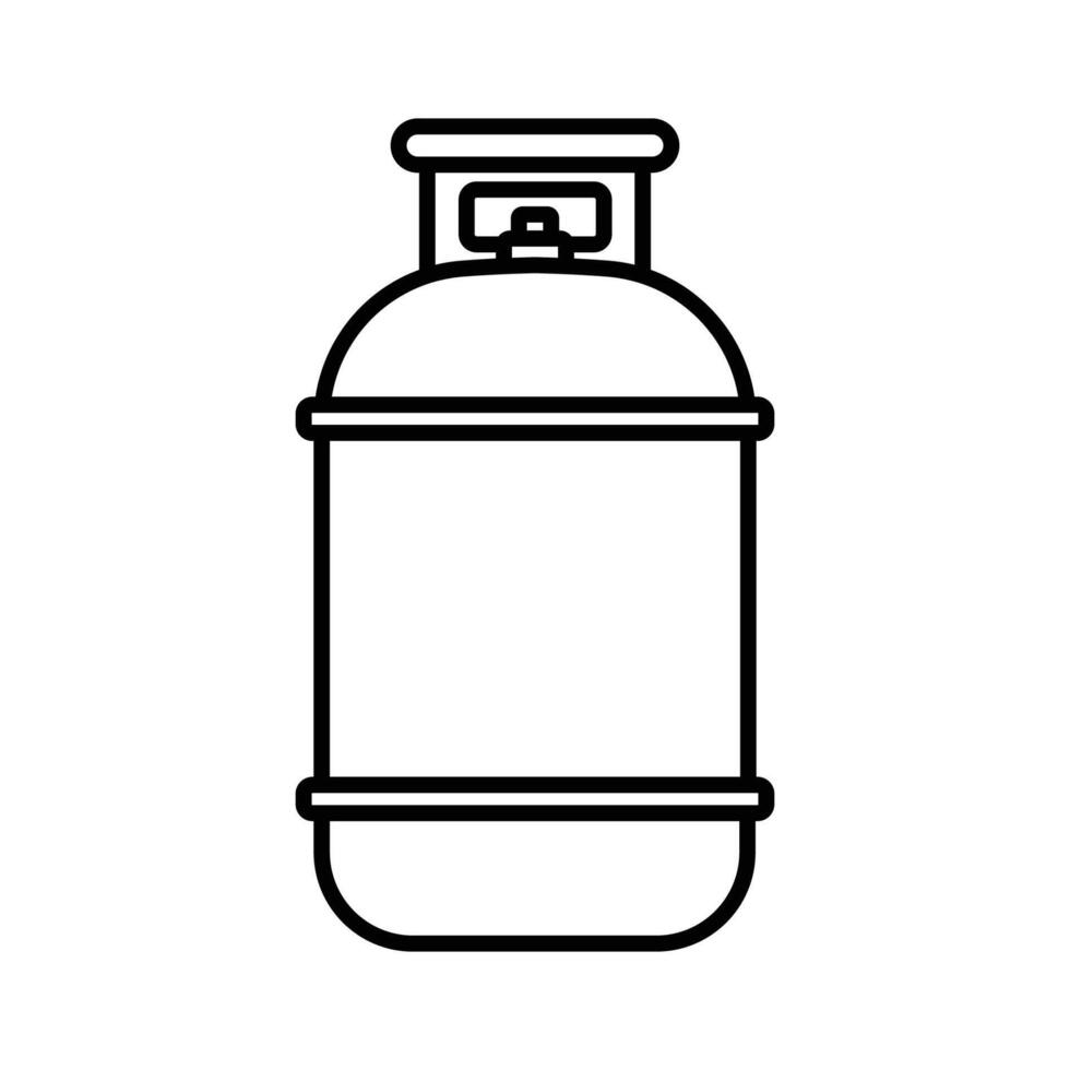 gas cylinder icon design template simple and clean vector