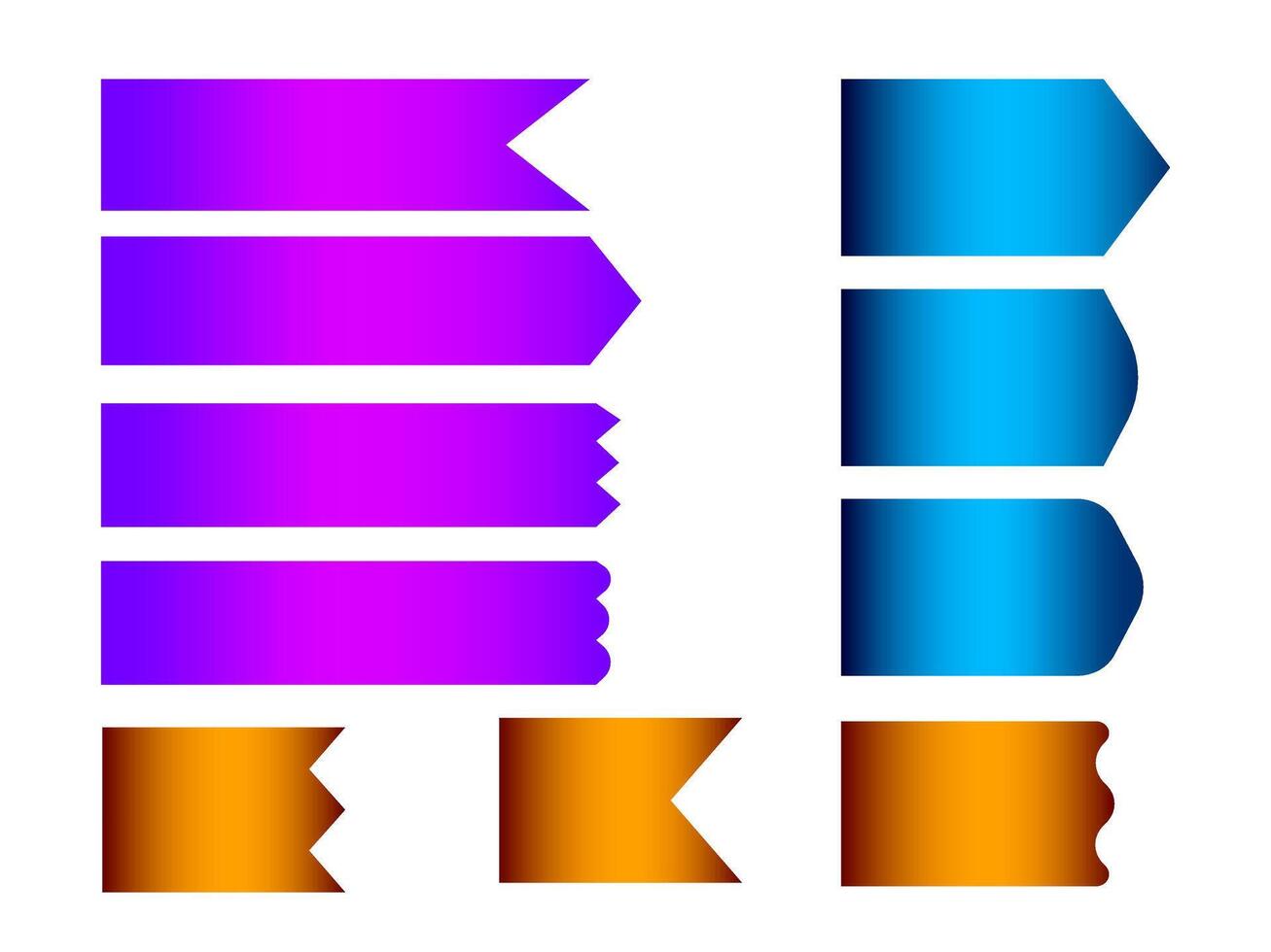 cinta Clásico moderno cinta elementos vector