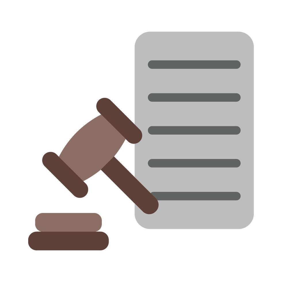 Rules Thick Line Filled Colors Icon Design vector