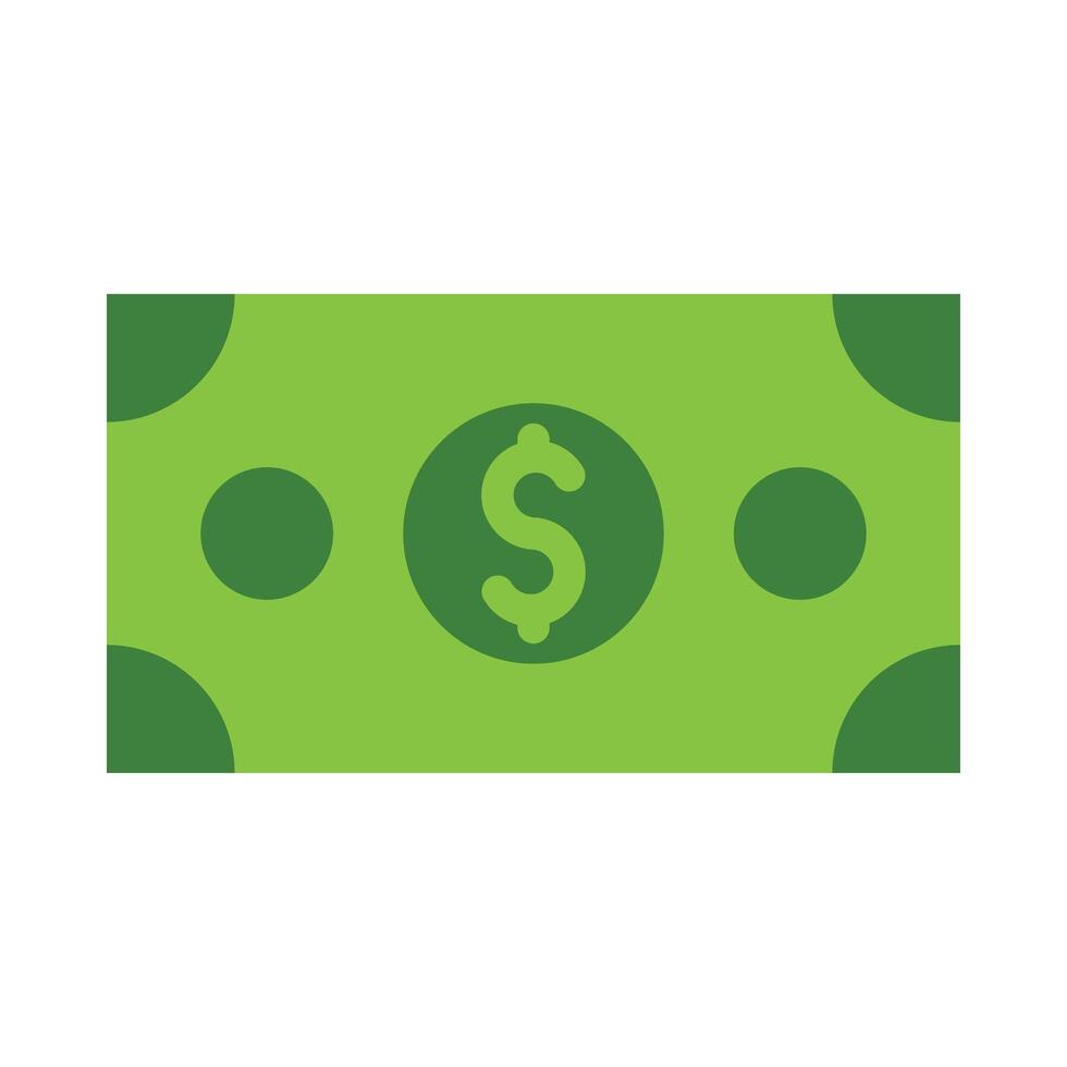 Money Thick Line Filled Colors Icon Design vector