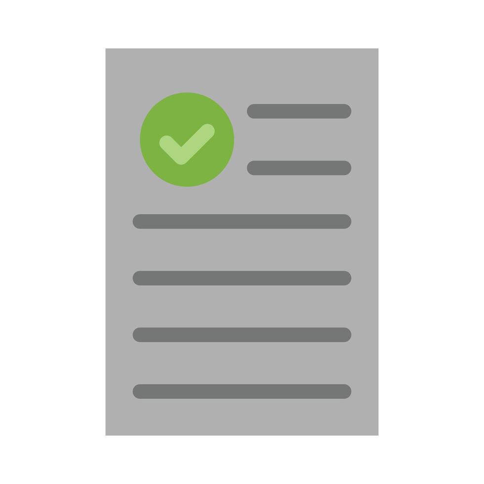 Report Thick Line Filled Colors Icon Design vector