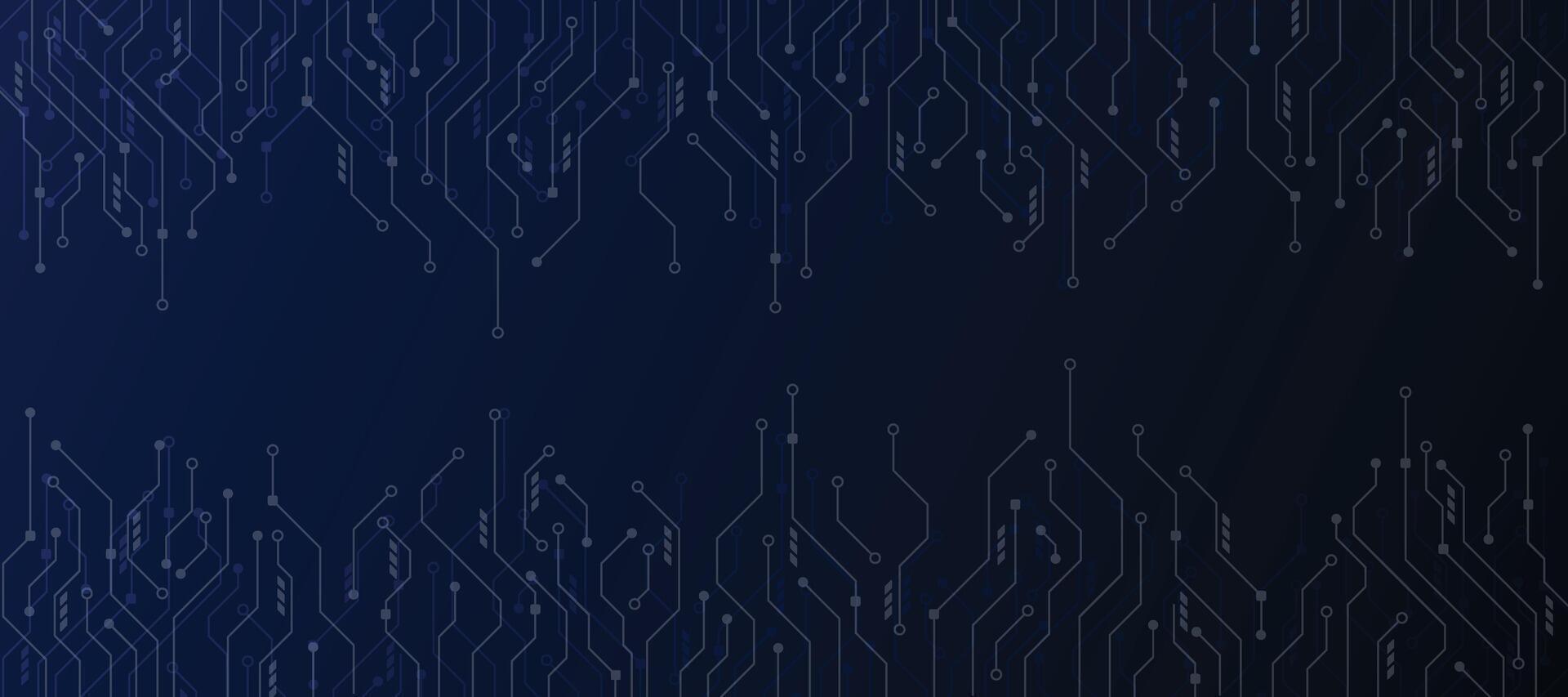 Technology background with circuit board pattern vector