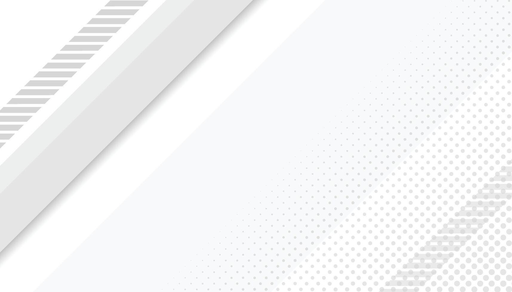 White geometric abstract background, modern minimalist presentation background, business and technology banner background. vector