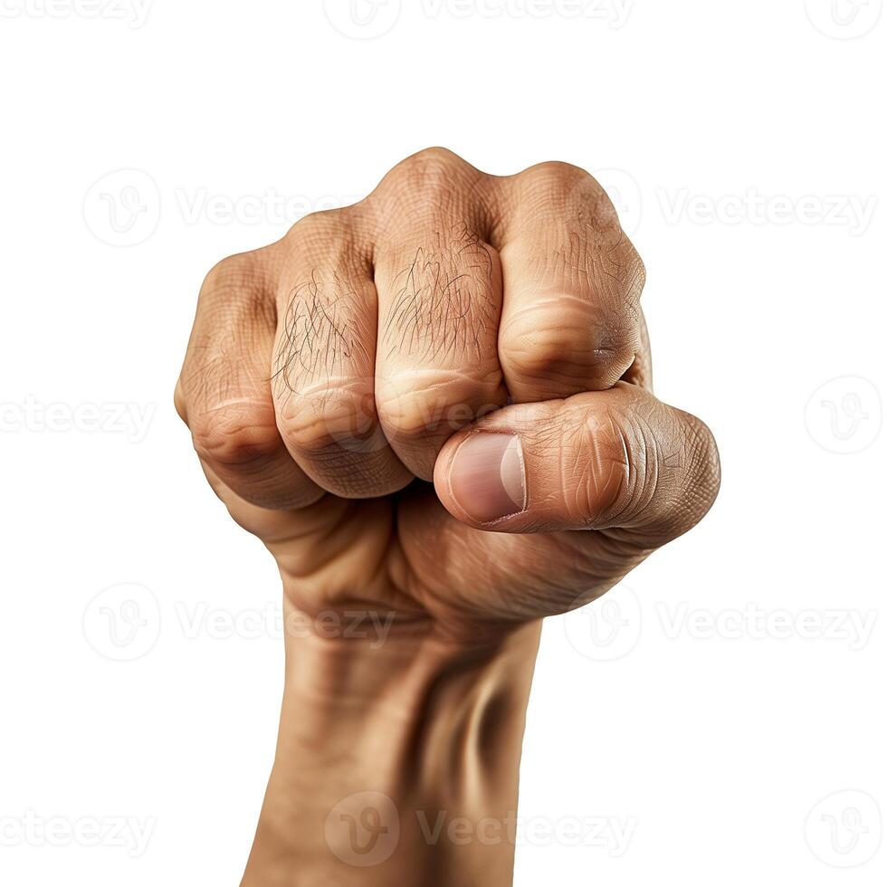 Clenched Fist Rising in Solidarity photo