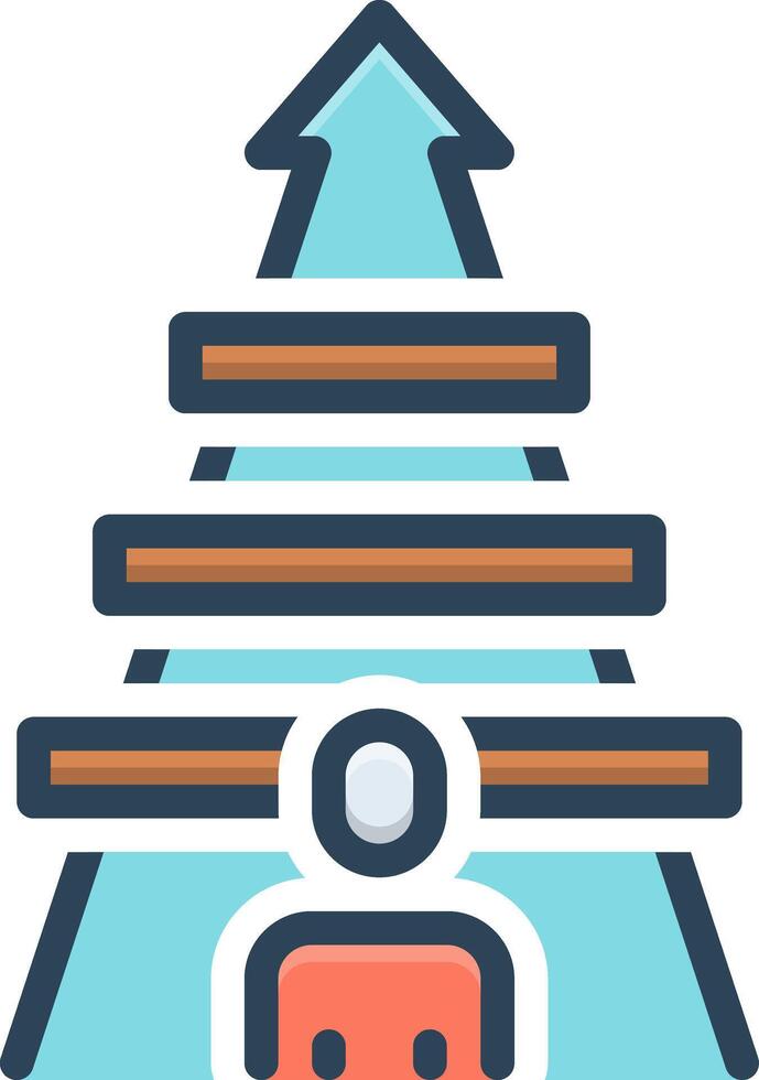 Color icon for challenge vector