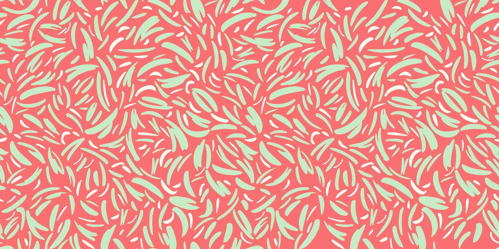 Simple red seamless pattern with abstract tiny polka dots, random spots, drops, snowflakes, circles. hand drawn sketch. Template for designs, textile, collage, surface design, notebook cover vector