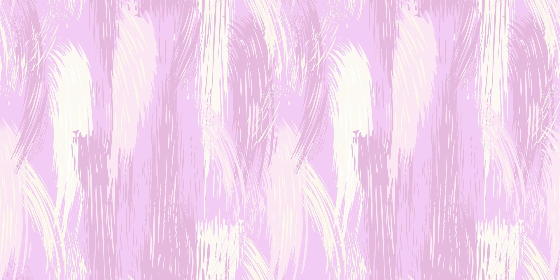 Pastel artistic oil dynamic brush strokes texture seamless pattern. Pink splashes of paint on a light background. Abstract geometric print with stains, drops, spots vertical lines pattern. vector