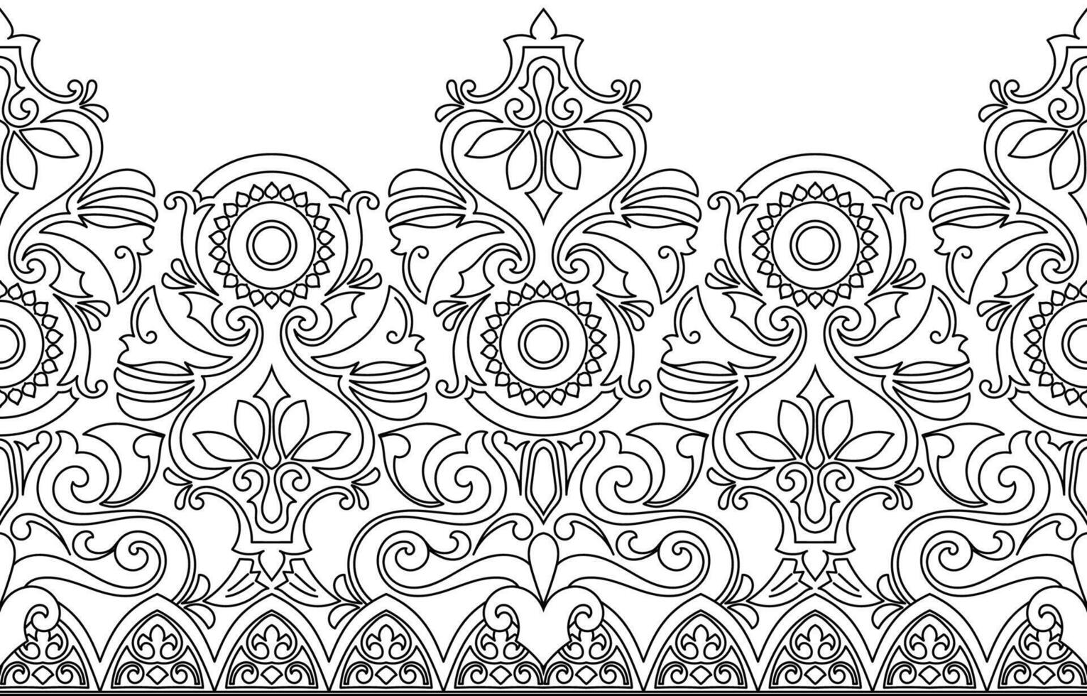 seamless ethnic pattern design.ethnic oriental ikat pattern traditional Design.ethnic oriental pattern traditional Design for background,carpet,clothing,wrapping,fabric,embroidery vector