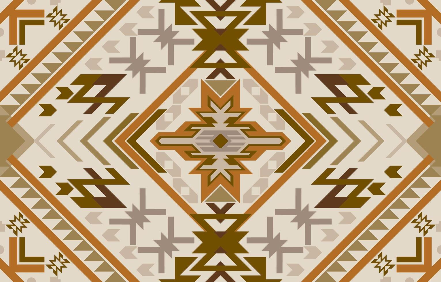 azteca, navajo geométrico sin costura modelo. nativo americano Sur oeste impresión. étnico diseño fondo de pantalla, tela, cubrir, textil, alfombra, frazada. vector