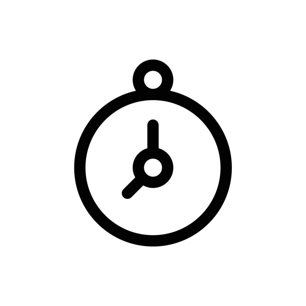 Simple Chronometer icon. The icon can be used for websites, print templates, presentation templates, illustrations, etc vector