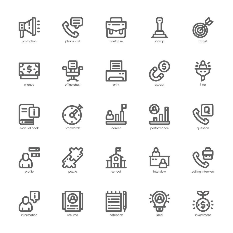 Curriculum Vitae icon pack for your website, mobile, presentation, and logo design. Curriculum Vitae icon outline design. graphics illustration and editable stroke. vector