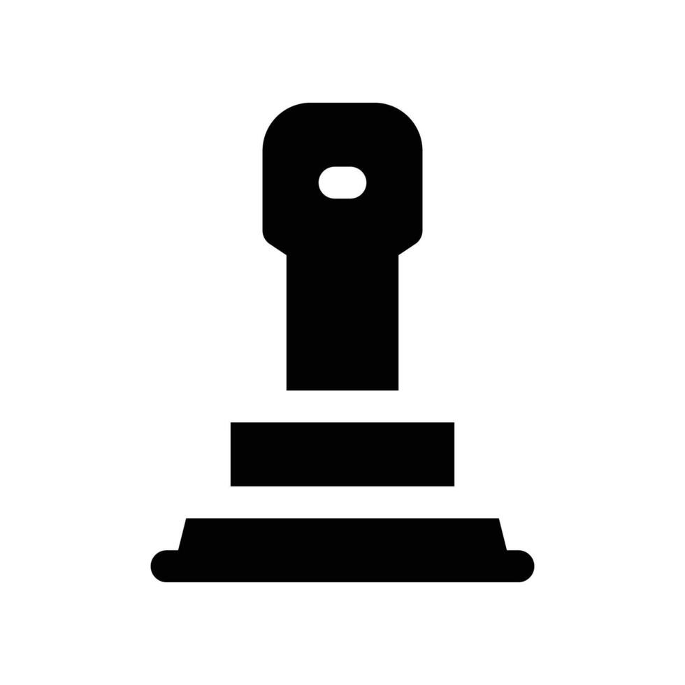 stamp icon. glyph icon for your website, mobile, presentation, and logo design. vector