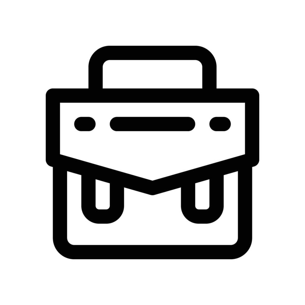 briefcase icon. line icon for your website, mobile, presentation, and logo design. vector