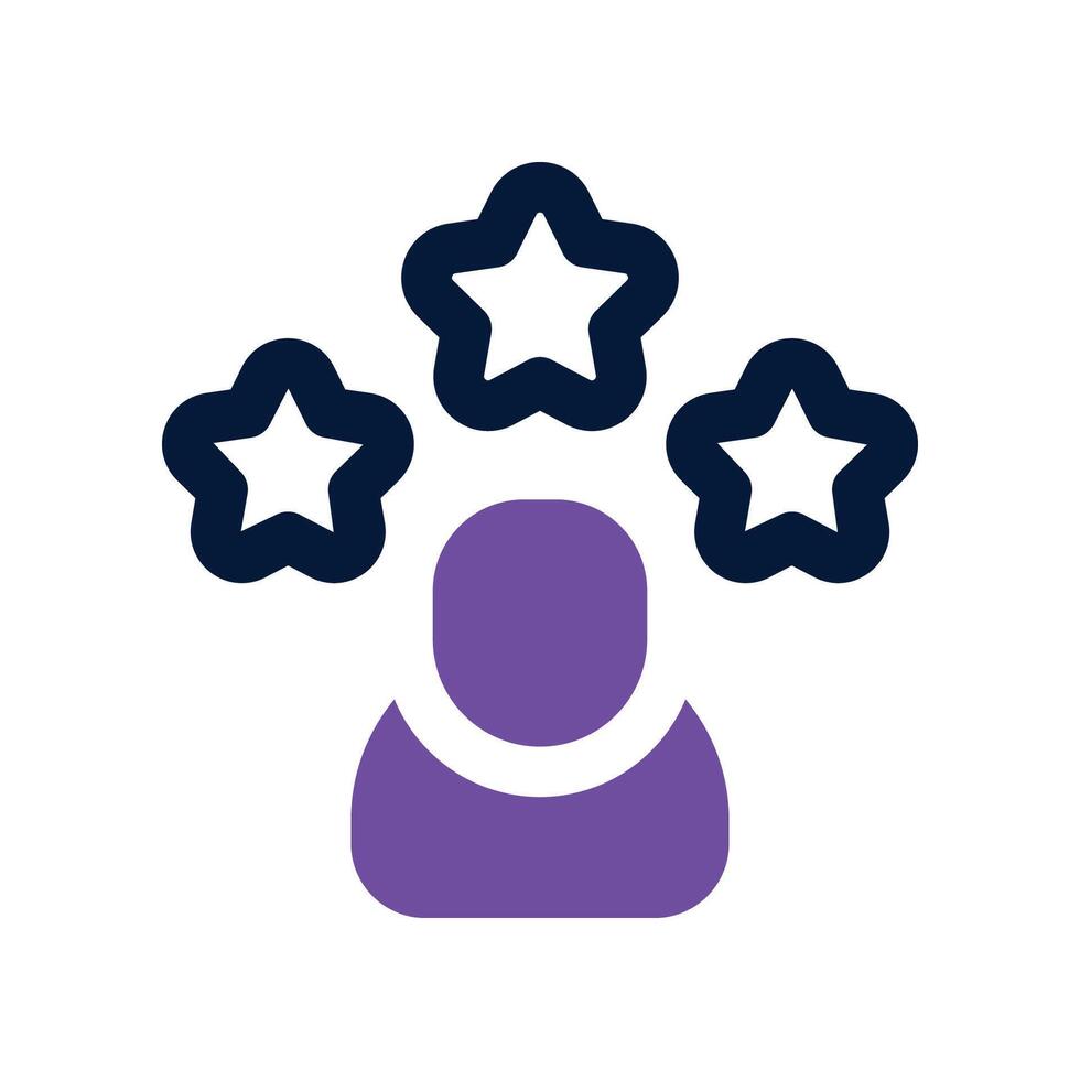 quality employee icon. dual tone icon for your website, mobile, presentation, and logo design. vector