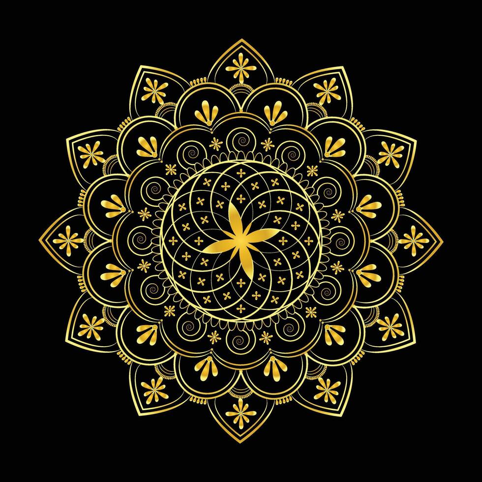 mandala background design vector