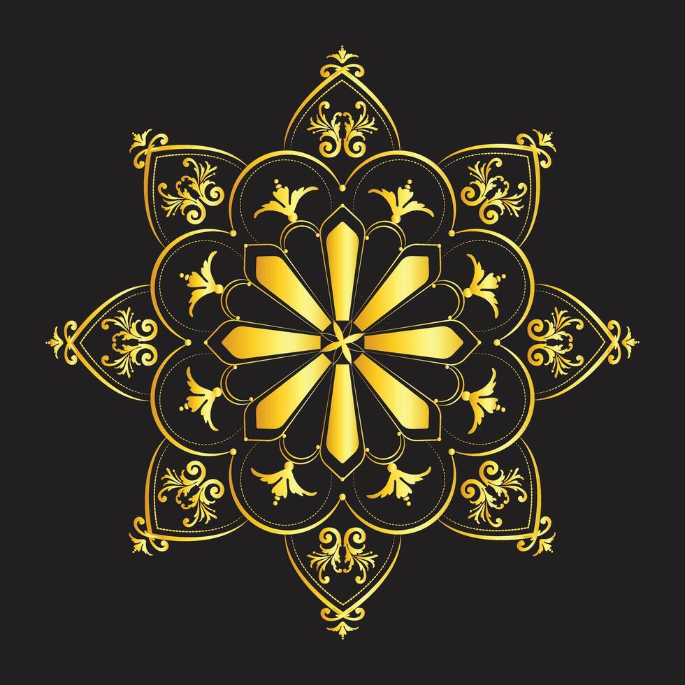 Mandala background design vector