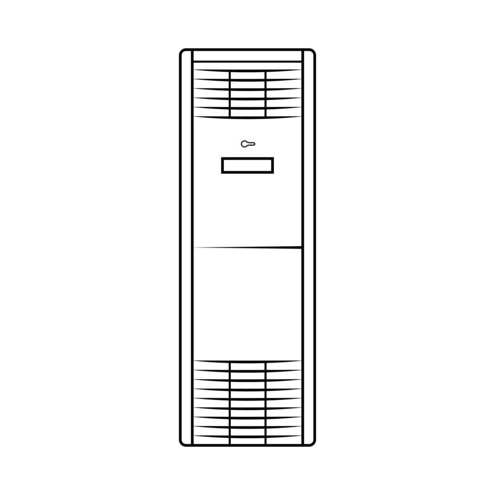 Ac cooling air conditioner design and line art. Ac air condition images. vector