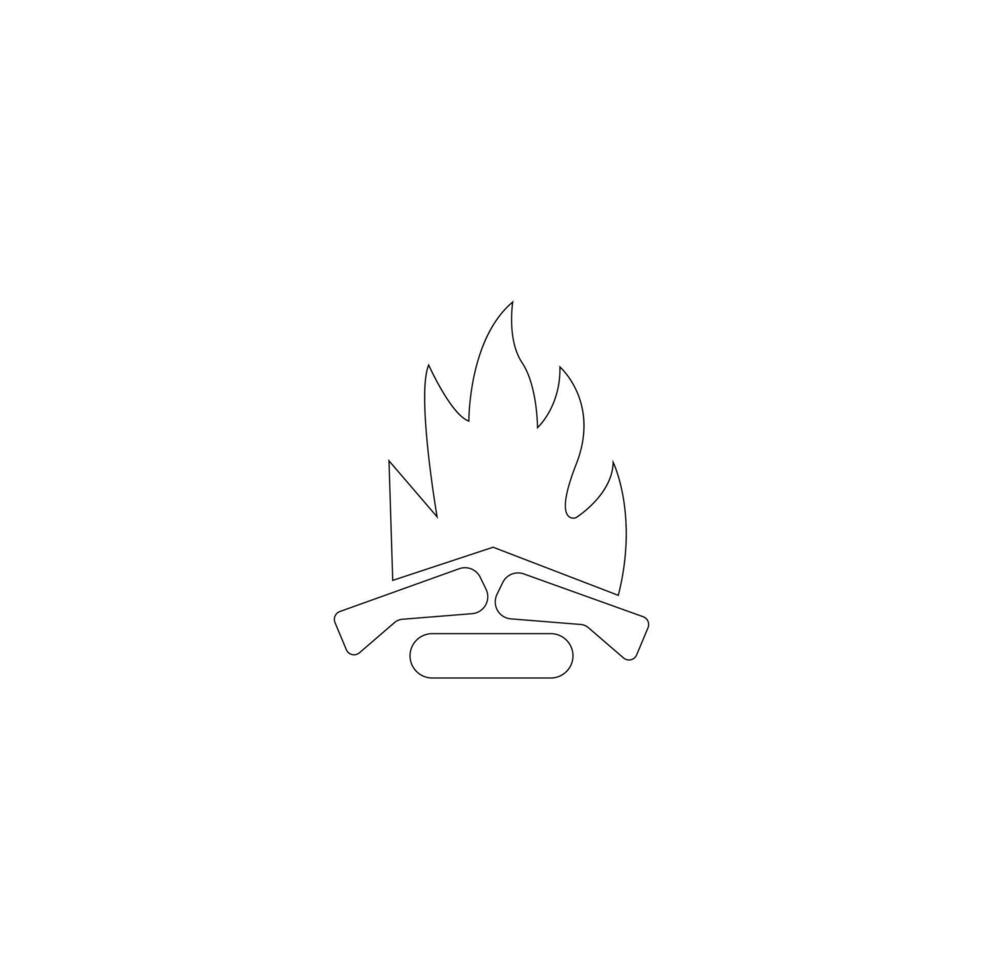 Park icon.Simple Set of Travel Outdoor Related Line Icons. vector