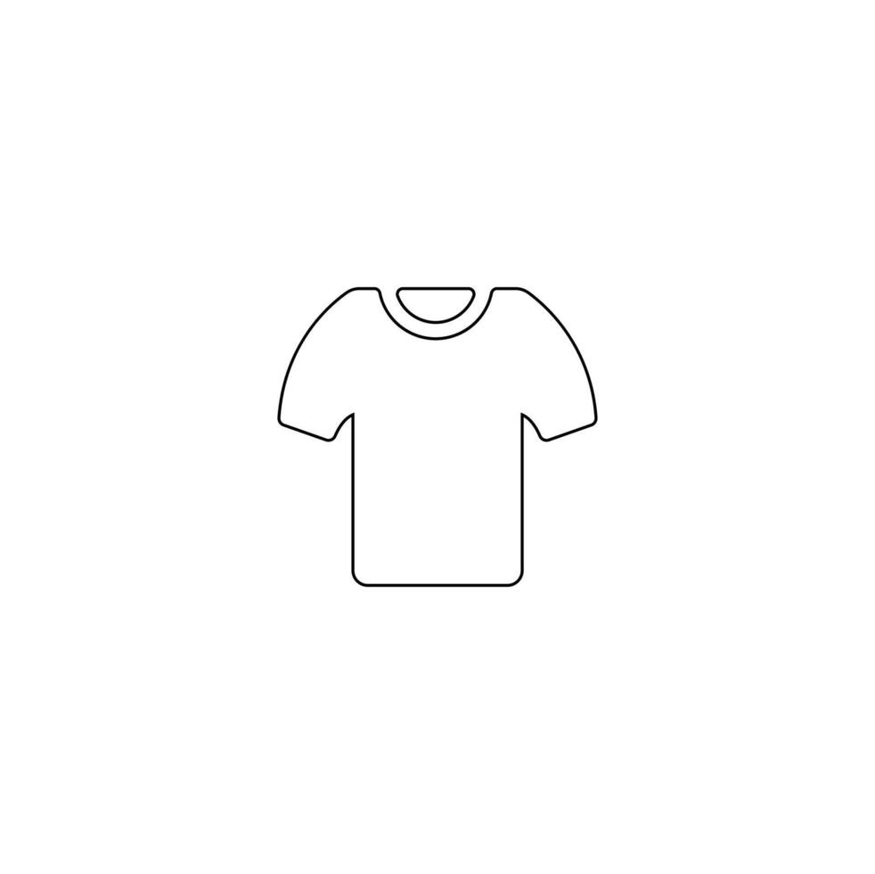 Clothing line icon . Outline signs of fashion apparel. Editable Stroke vector