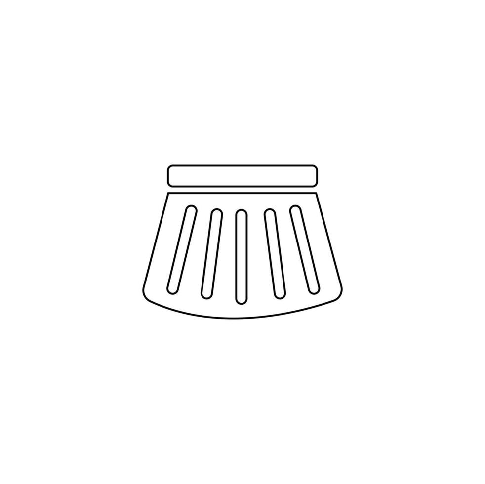 Clothing line icon . Outline signs of fashion apparel. Editable Stroke vector