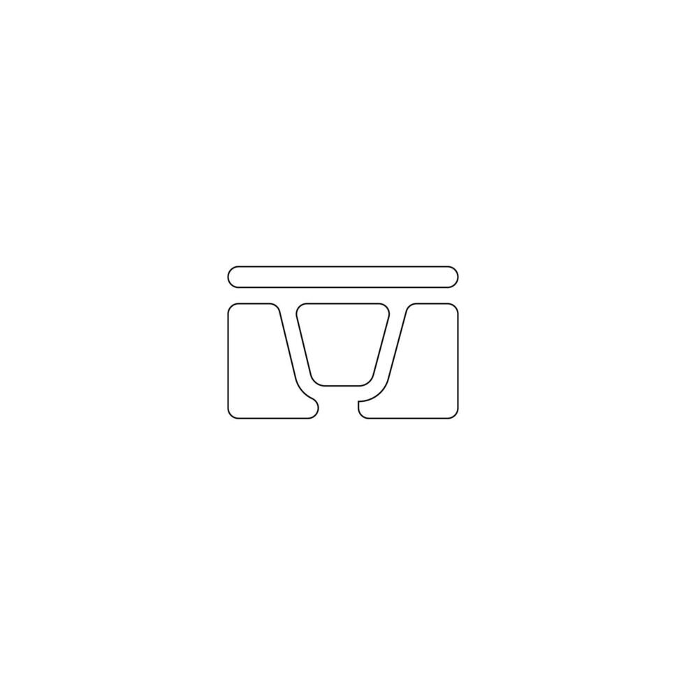 Clothing line icon . Outline signs of fashion apparel. Editable Stroke vector