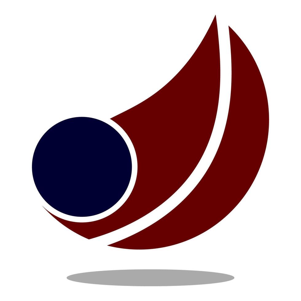 circle wing logo design. vector