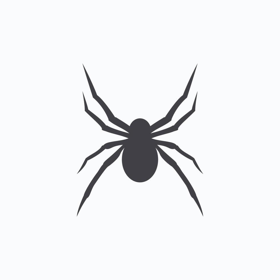 Spider logo template and icon vector