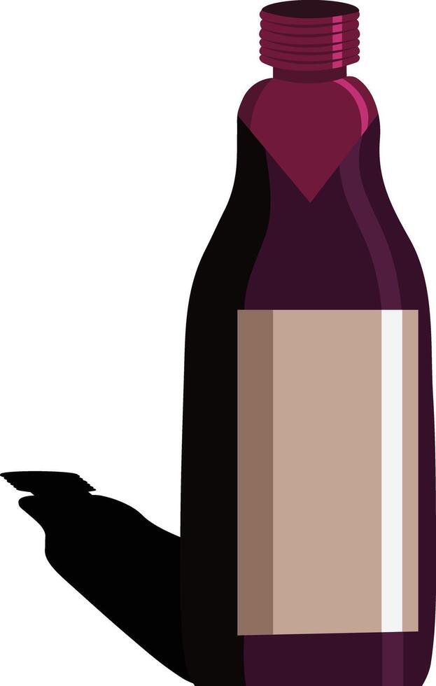 Wine Bottle Art and Illustration vector