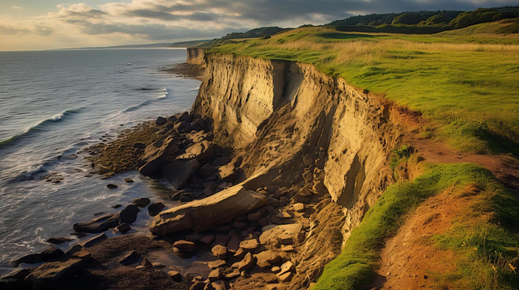 Transformative effects of coastal erosion photo