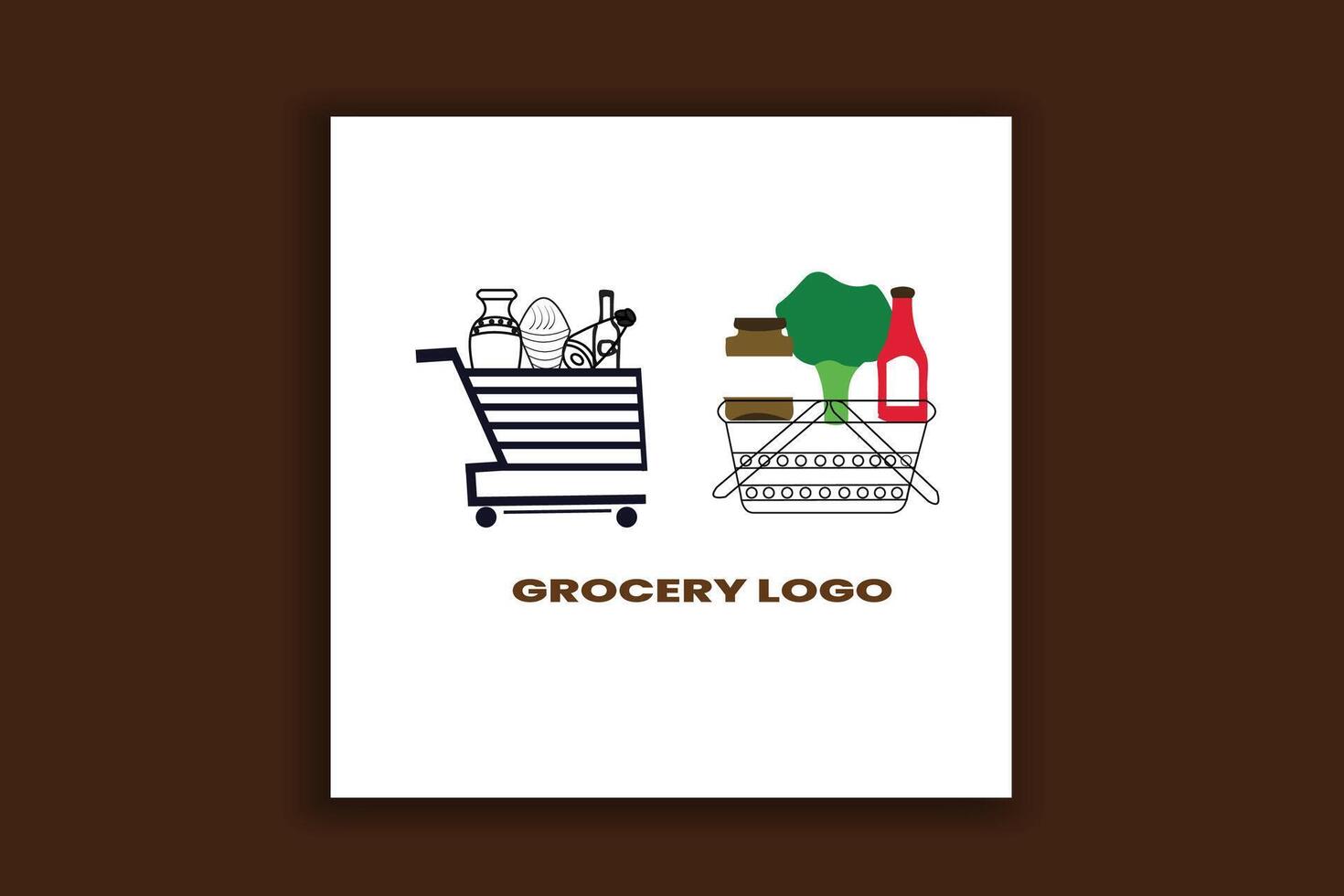 Web Supermarket logo vector