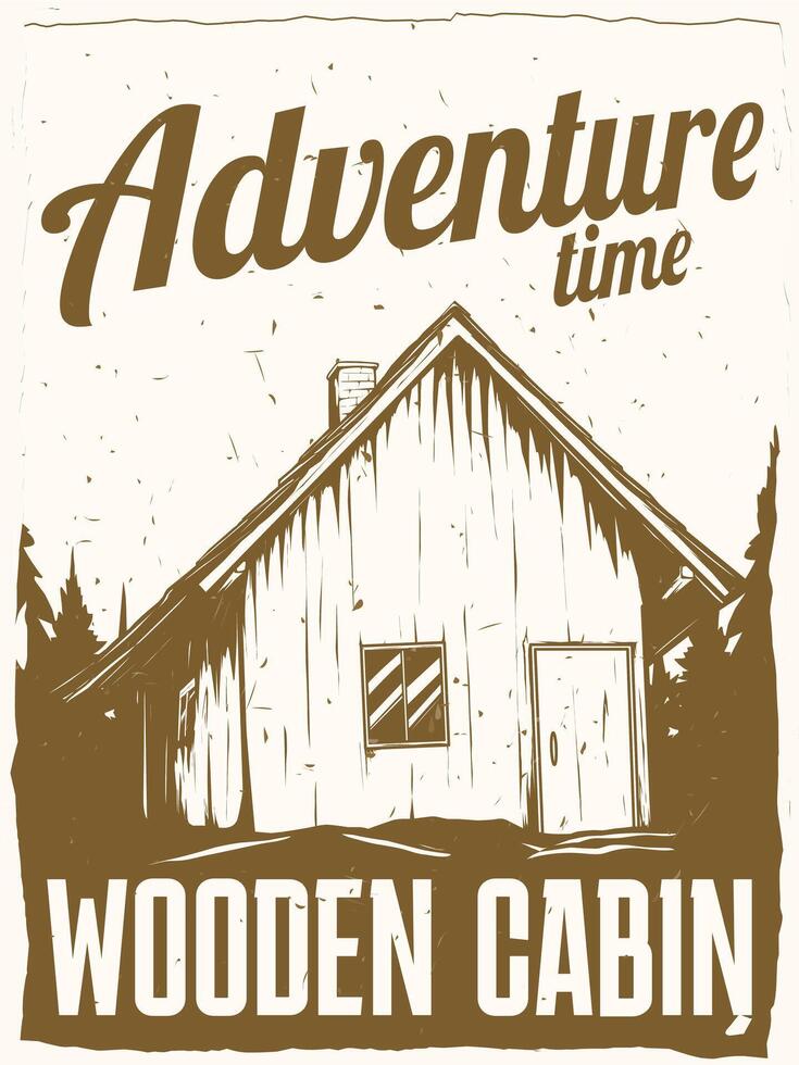 Adventure time poster design template vector