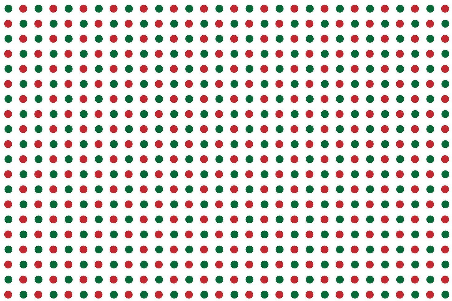 Red green polka dots pattern seamless. Christmas background vector