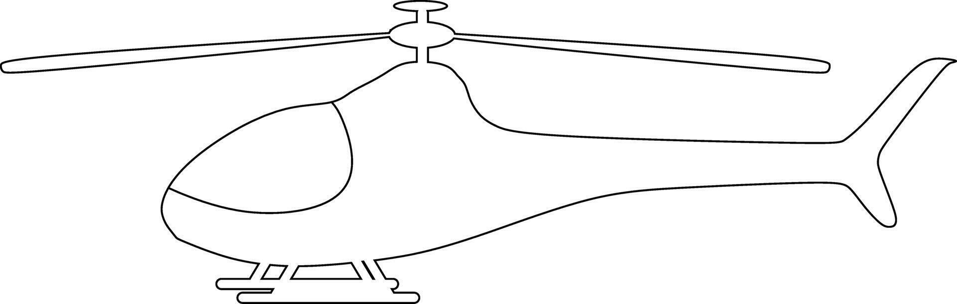 Soaring to new heights with our detailed helicopter illustration vector