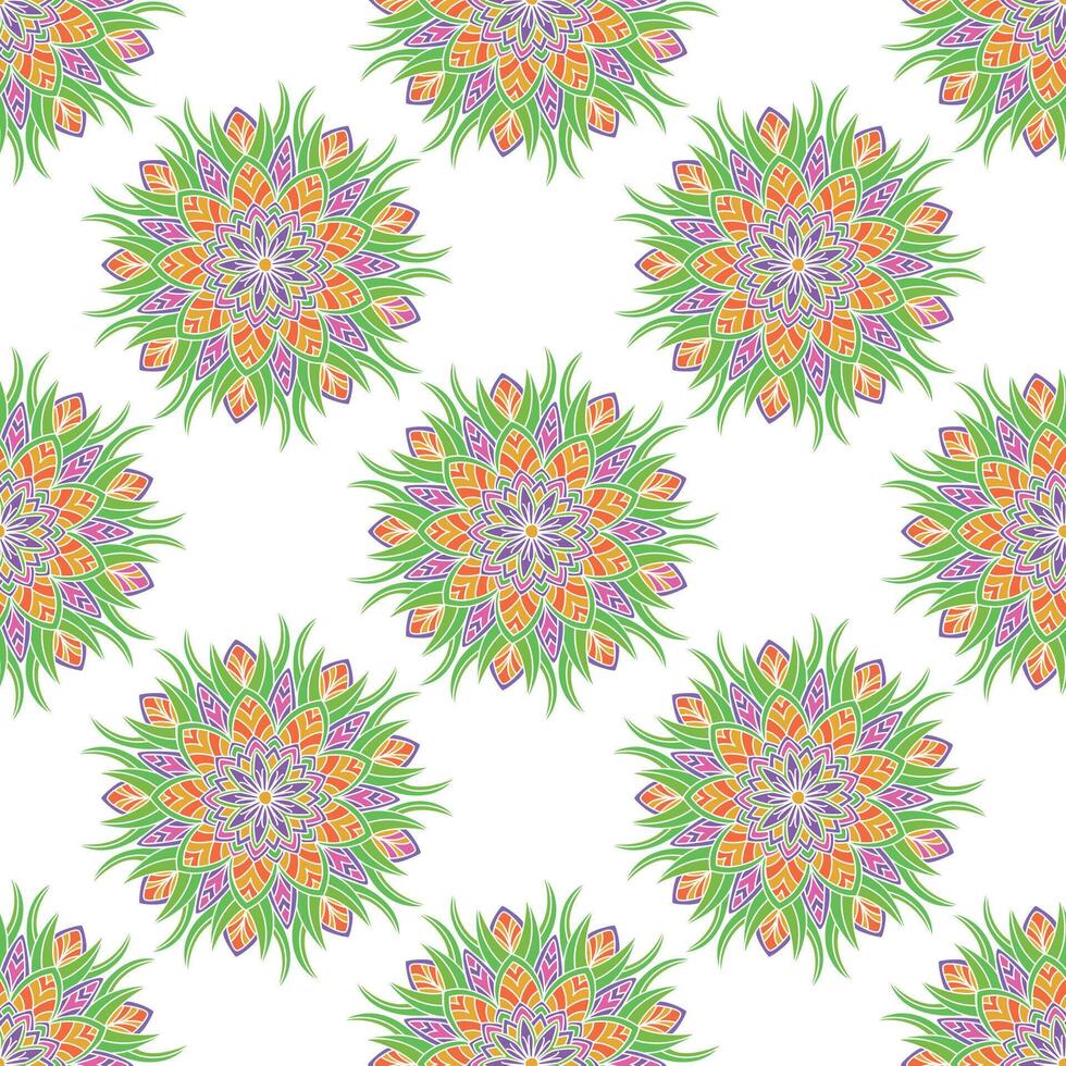 Seamless pattern. Vintage decorative elements. Hand drawn background, vector
