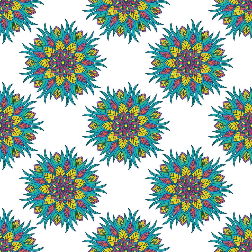 Seamless pattern. Vintage decorative elements. Hand drawn background, vector