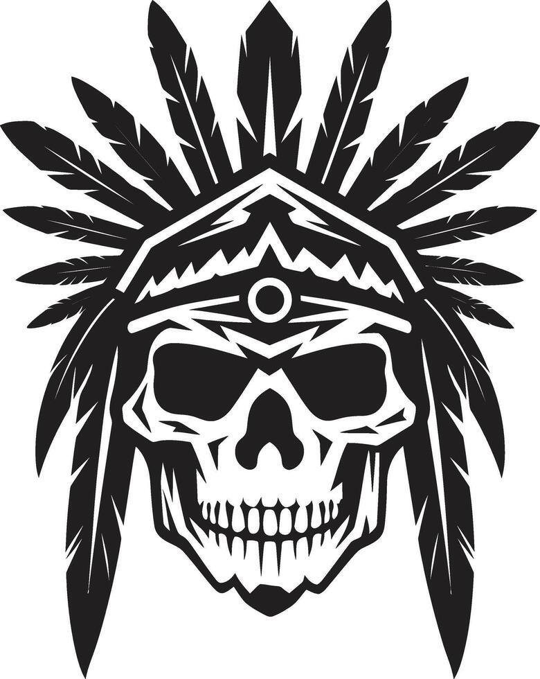 antiguo adornos tribal cráneo máscara arte lineal en elegante negro ritualista ensueño negro ic para tribal cráneo máscara arte lineal vector