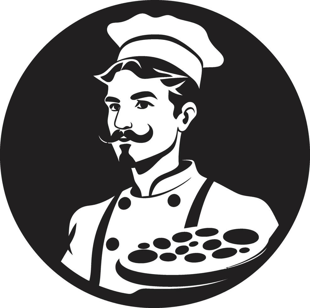 sabroso rebanada soltado oscuro icono para un cautivador imagen Pizza arte soltado elegante negro logo con moderno culinario toque vector