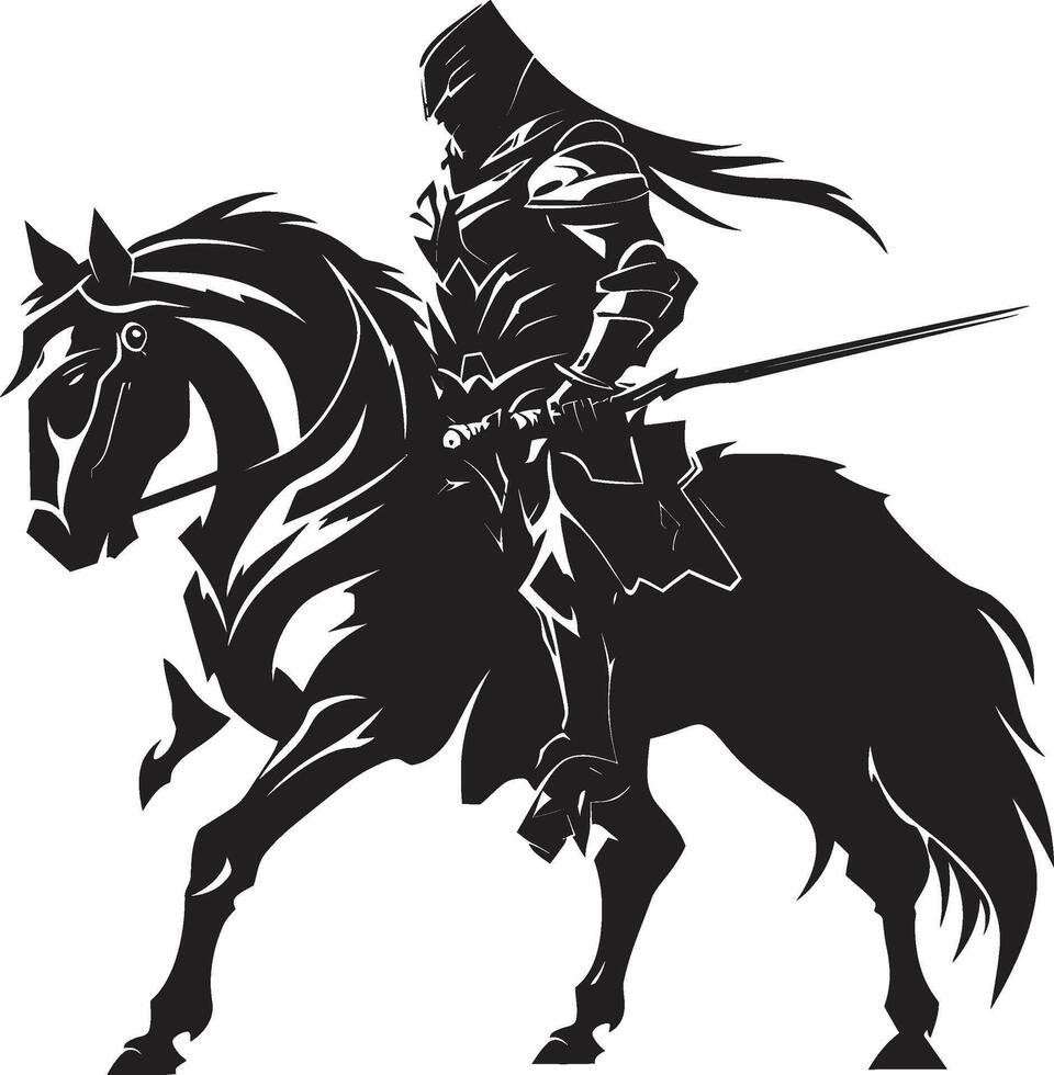 Tactical Titan Mascot for Lancer Soldier Elite Enforcer of Lancer Soldier Mascot vector