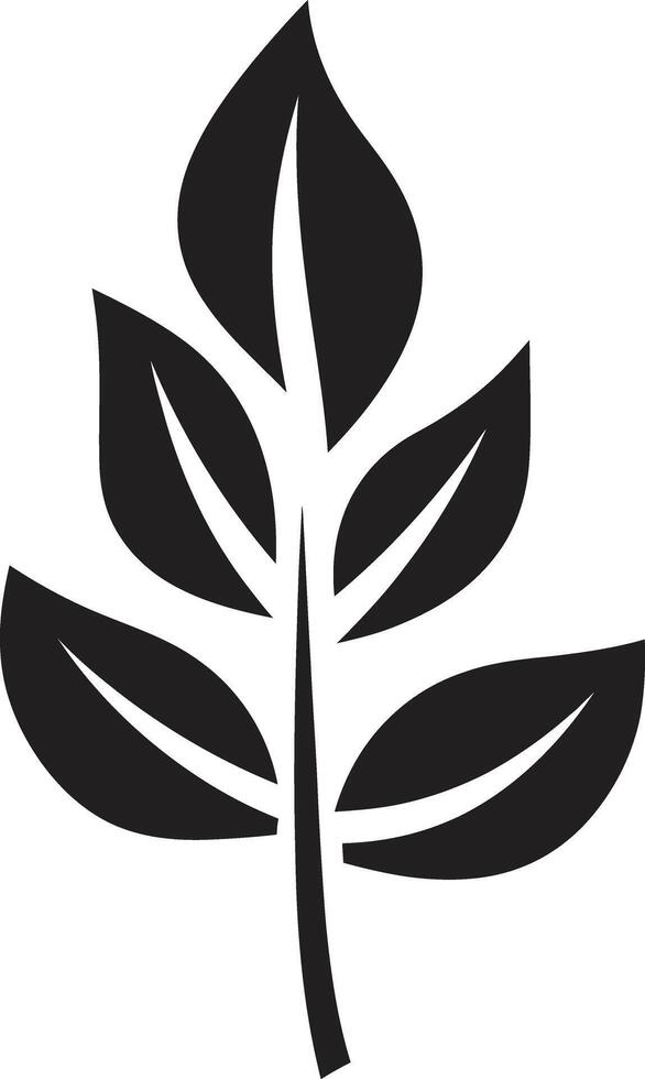 Whispering Harmony of Leaf Silhouette Ethereal Canopy Silhouetted Leaf vector